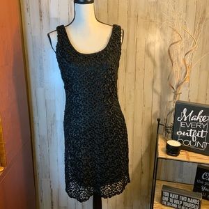 San Andre lil black lace dress. Lovely size 6
